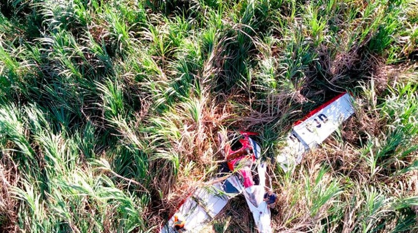 cae avioneta en el viejo chinandega