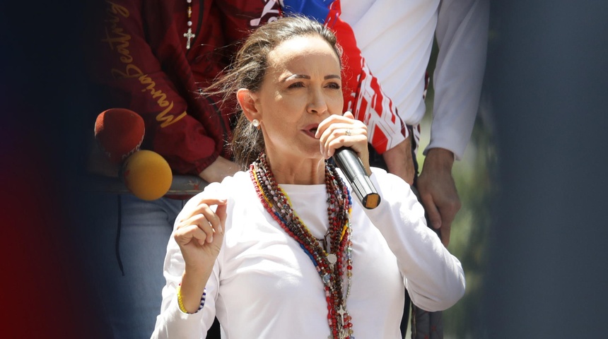 corina machado manifestacion mundial urrutia