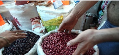 sacos de frijoles mercado managua