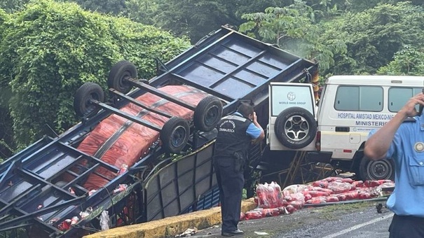 muertos accidente transito nicaragua