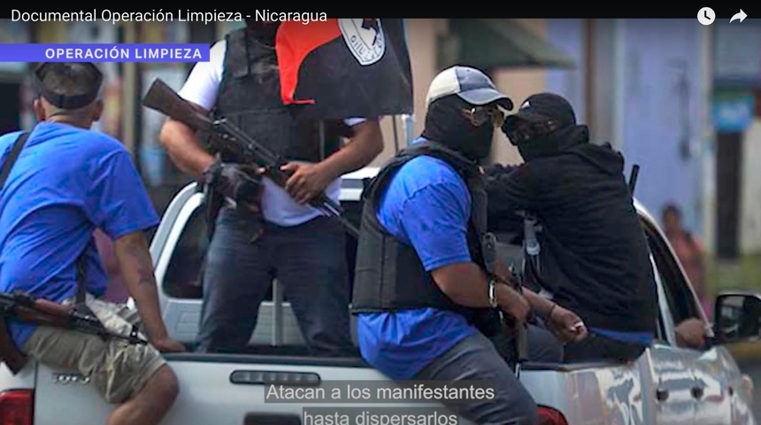 documental represion manifestantes nicaragua