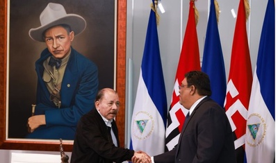 daniel ortega alinea sica al bloque chino ruso segun opositores