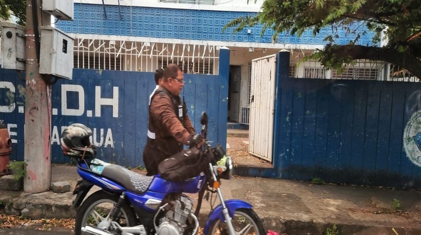 cpdh policia toma edicio managua