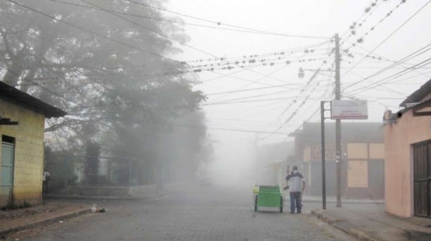 frente frio nicaragua lluvias neblina