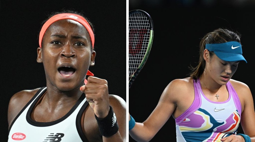 primer duelo entre gauff y raducanu