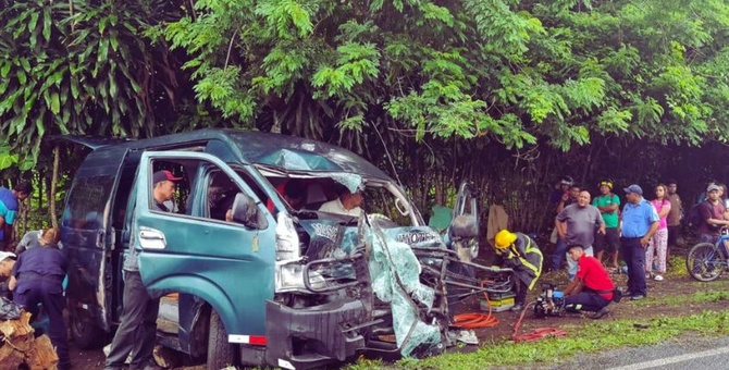 accidente de tránsito en carazo nicaragua