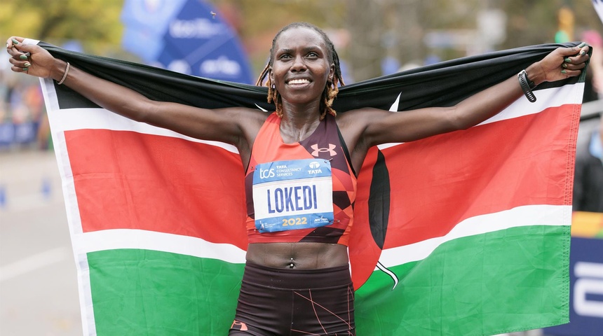 keniana lokedi gana maraton nueva york