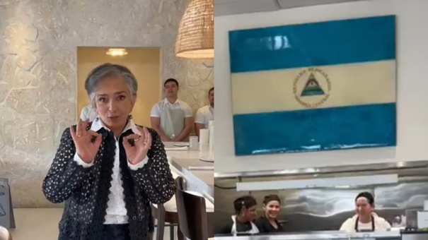 ana martin visita restaurante nicaraguense en miami