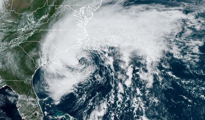 tormenta ophelia oceano atlantico