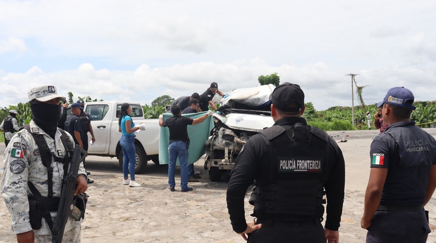 migrantes muertos en accidente