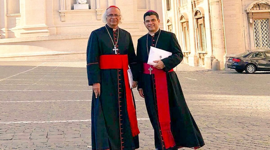 cardenal leopoldo brenes y rolando alvarez