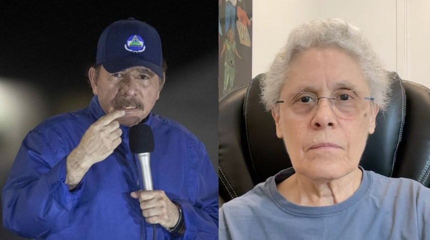 dora maria tellez y daniel ortega