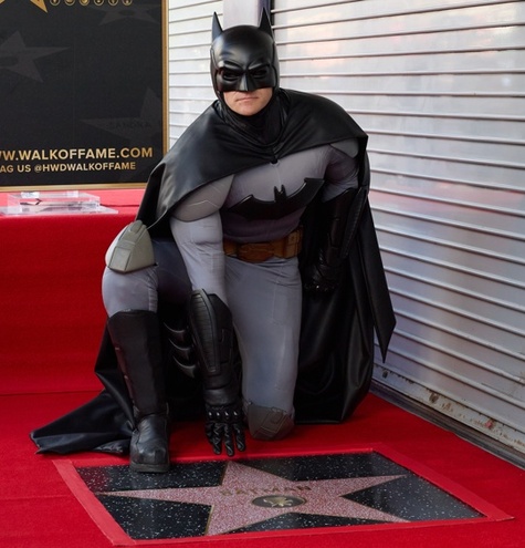 batman estrella paseo fama hollywood