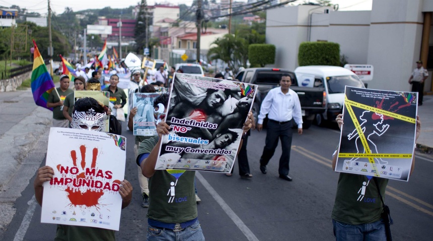 marcha honduras organizacion lgbti+