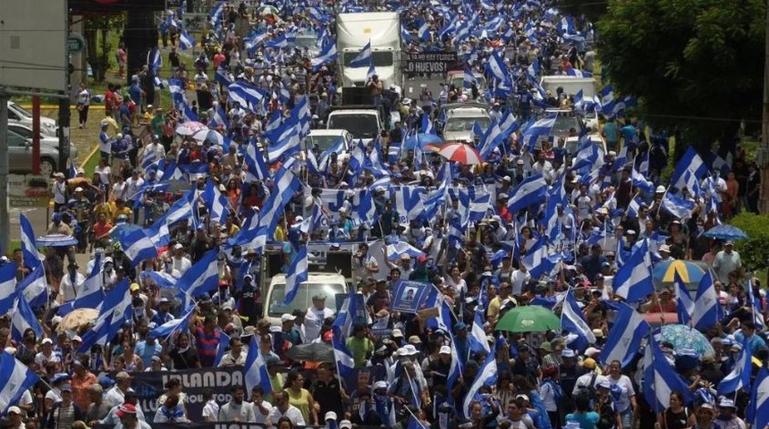 protestas contra daniel ortega en 2018