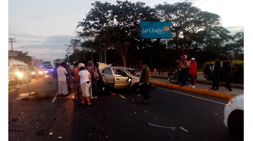 muertes accidentes transito nicaragua