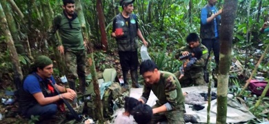 ninos perdidos selva colombia