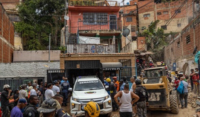 muertos heridos derrume edificio favela venezuela