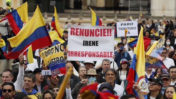 protestas gustavo petro colombia