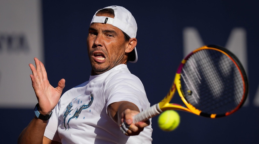 entrenamiento tenista rafael nadal