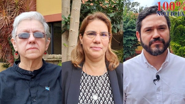 Ana Quirós, Elvira Cuadra y Jesús Tefel