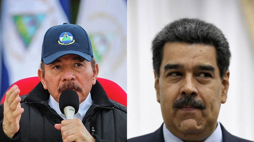 Daniel Ortega y Nicolás Maduro