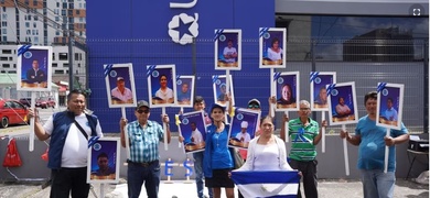 exiliados nicaraguenses protestan en costa rica