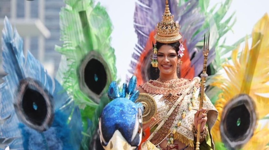 sheynnis palacios en festival songkran