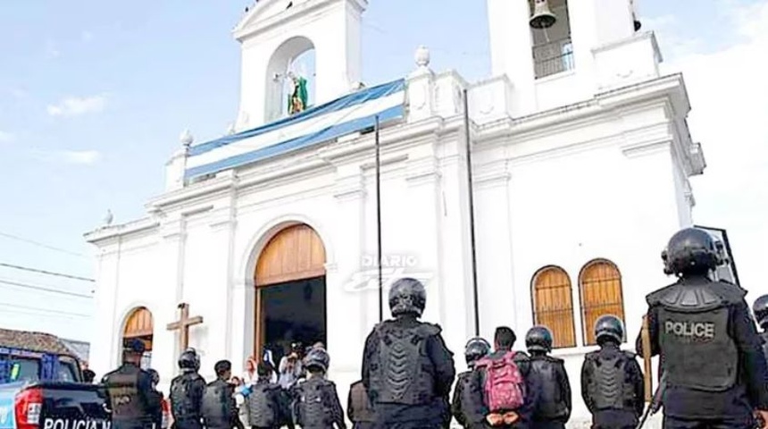 ataques iglesia católica nicaragua