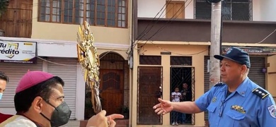 monsenor rolando alvarez santisimo policias matagalpa