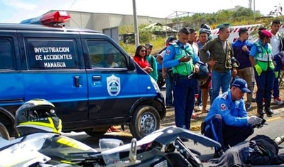 policia nacional transito nicaragua investiga accidente