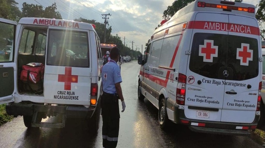 ambulancias cruz roja nicaraguense