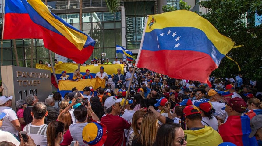 miami marcha rechazo fraude electoral venezuela