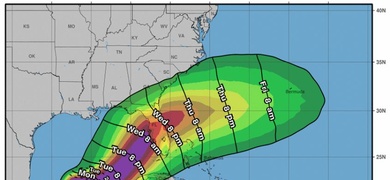 trayectoria huracan milton impacto florida eeuu