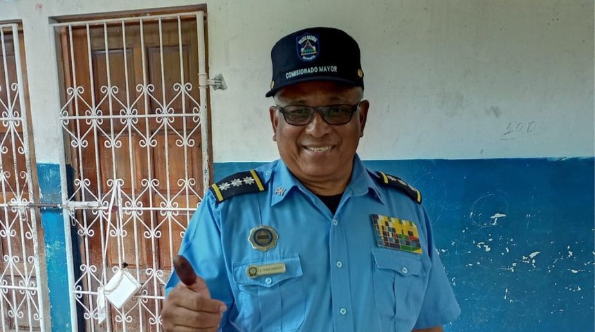 felix villarreal comisionado mayor policia nicaragua