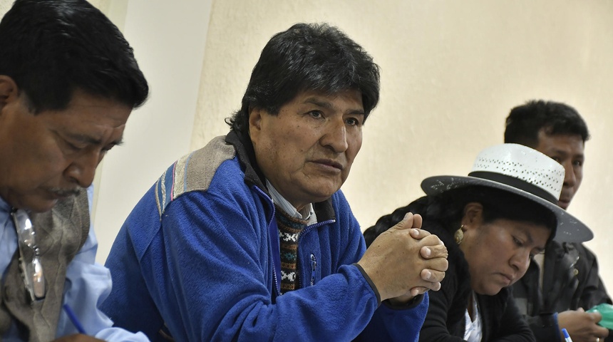 evo morales lanza candidato bolivia