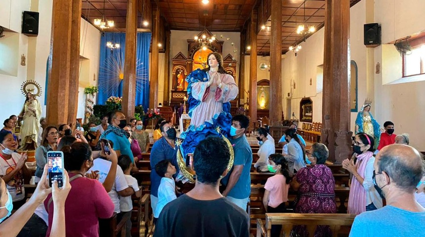 procesion purisima tipitapa nicaragua