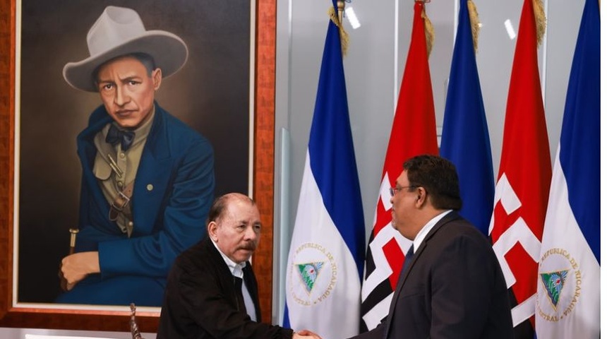 daniel ortega alinea sica al bloque chino ruso segun opositores