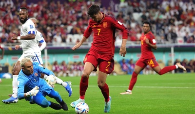 alvaro morales y keylor navas catar