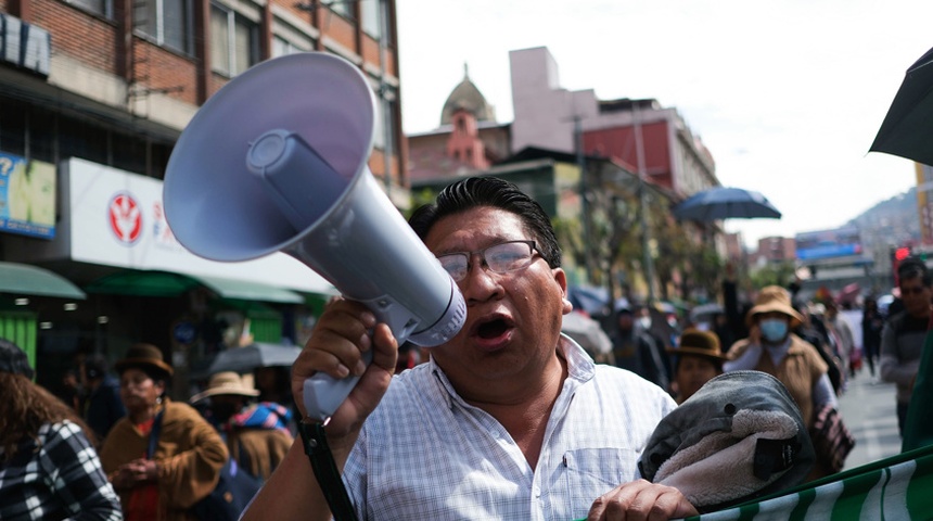 protestas bolivia escasez dolares