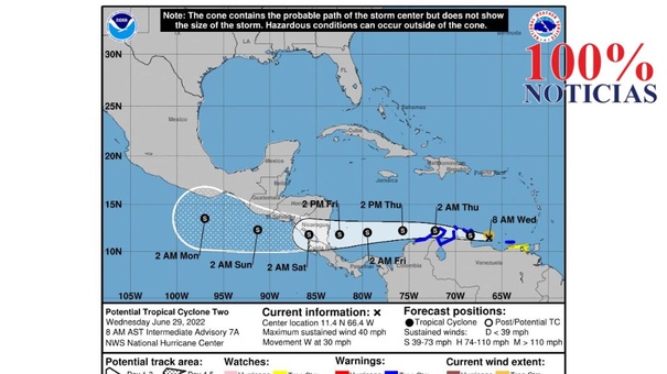 bonnie tormenta tropical nicaragua