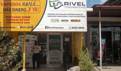 fachada sucursal de remesas managua