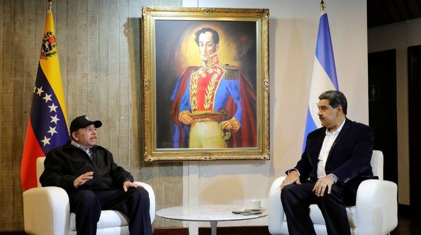 daniel ortega y nicolas maduro