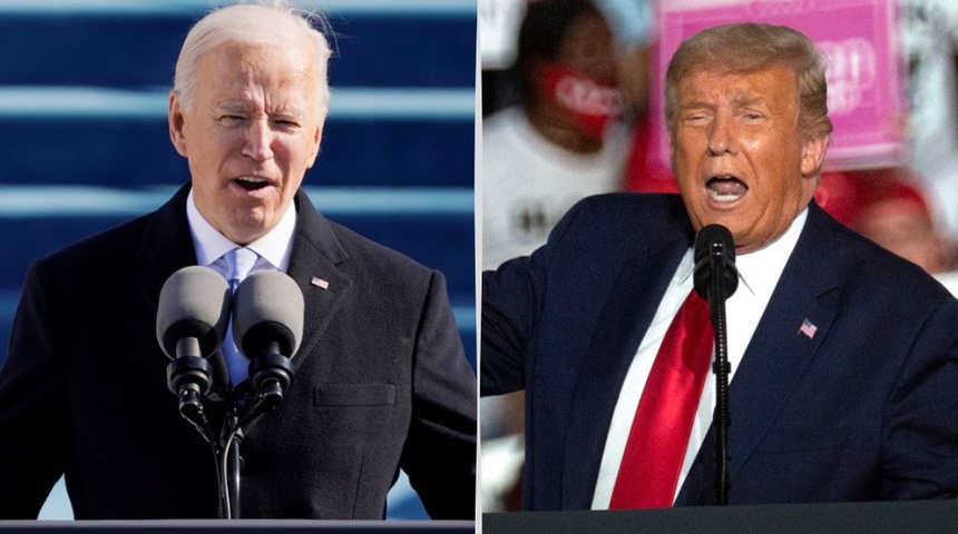 joe biden y donald trump