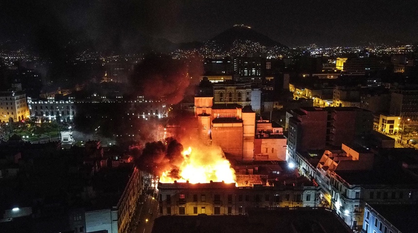 protestas en peru