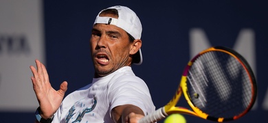 entrenamiento tenista rafael nadal