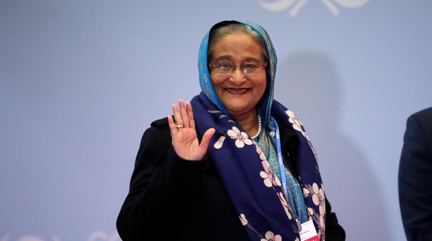 minitra sheikh hasina huye