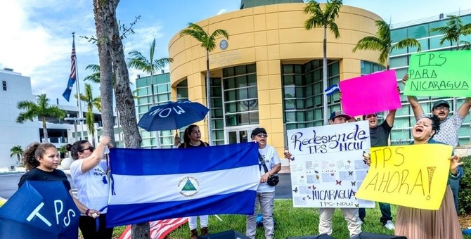 migrantes en eeuu piden tps