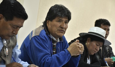 evo morales lanza candidato bolivia