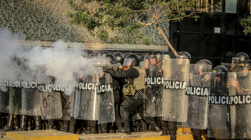 protestas en peru